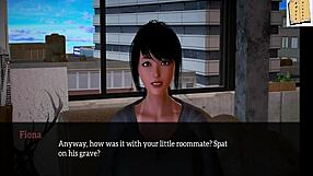 Teen redhead in 3d hentai game explores kinky family sex