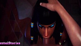 Her Mouth Used for His Pleasure in Wild Gameplay