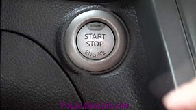 i meet my friend's girlfriend in her car outdoors