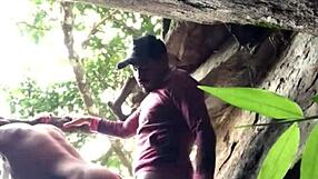 Sex on the Beach with Hairy Big Cock Gay Action