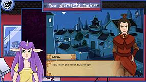 Avatar game trainer mixing drinks