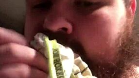 Young Gay Chub Sucks And Rides Dildo Intensely