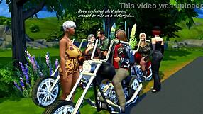 Sims 4 Ruby & Doris Join Wild Roadfuckers Orgy Now!