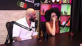 Gorgeous Redhead Gives Oral to Black Top Delicia and Amanda Borges