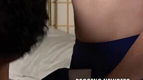 hey, you're about to take that big plastic cock deep in your ass for femdom strapon fun.