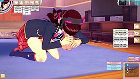 D Va Gets Fucked In The Room With Deepthroat And Riding