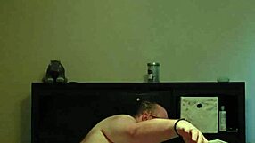 Scottybear fucks anal solo and cums in fleshlight