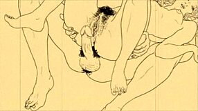 vintage erotic illustration brings back steamy old-school vibes with unique style