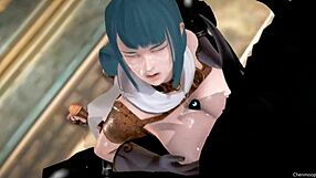 Demon king dominates warrior in intense 3d hentai orgasm