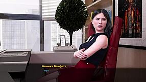 i lick and cum in fashion business ep3 p13 gameplay with bound boobs and ripped clothes