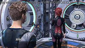 stranded in space, asian milf scientist shows off her project