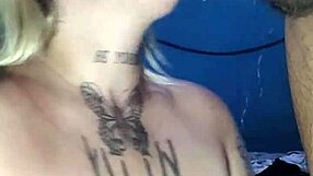 Blonde lover sucks then takes cock in ass