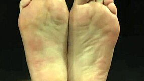 Busty Sub Slave Feet Punished Hard Before Pissing in Garage Scene