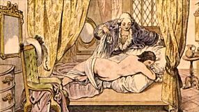 Vintage erotic illustration brings retro charm to your screen.