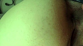 Real amateur couple shows off huge white ass with intense spreading action.