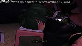 ฟีมบอยตัวเล็กโดนควยใหญ่ครอบงำในอนิเมะ