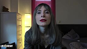 Lou Nesbit and Lia Louise dominate German cuckold session