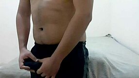 Why does this hot Brazilian gay moan so loud while cumming?