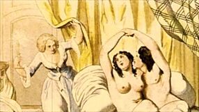 Vintage erotic illustration brings retro charm to your screen.