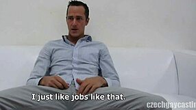 Martin sucks dick in czech gay casting
