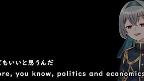 In baseball battles, a crossdressing woman with small tits uses a baseball bat in anime hentai