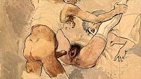 Wow, Check This Vintage Erotic Illustration Now!