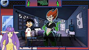 Danny phantom redux: redhead milf spectra with big tits talks in amity park
