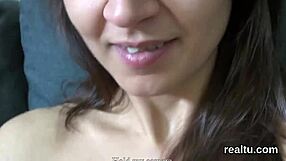 I see a gorgeous Czech girl tempted in the mall