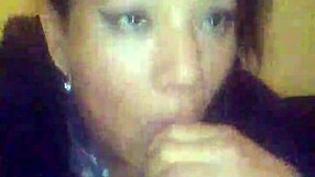 Wife cheats with intense cock sucking and swallowing