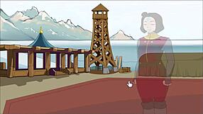 yo korra, show me those oppai moves now!