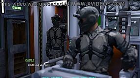 In name88's triangle 17, the cute girls get splashed with water and monster cock action