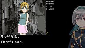 In baseball battles, a crossdressing woman with small tits uses a baseball bat in anime hentai