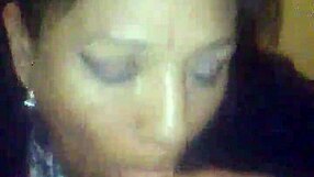 Wife cheats with intense cock sucking and swallowing