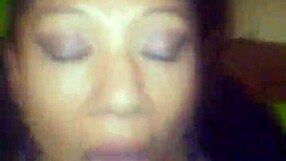 Wife cheats with intense cock sucking and swallowing