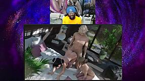 I’m pounding Jaheira’s ass while Aerith watches Tifa get drilled