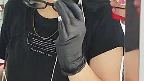 Colombian Girlfriend Supports Real Madrid In Exciting Match!