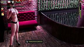 i lick and cum in fashion business ep3 p13 gameplay with bound boobs and ripped clothes