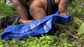 Curvy BBW Remi Gets Pounded Hard in a Forest Near Farmhouse