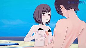 ichika hoshino and ena shinonome engage in intense creampie sex in project sekai hentai