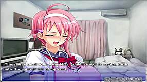 apartment of love ep 5: he gropes her in this hentai game