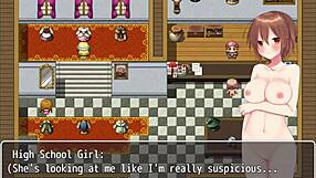 girl reincarnates naked in another world, showing big tits and ass 😍