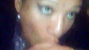 Wife cheats with intense cock sucking and swallowing