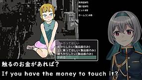 In baseball battles, a crossdressing woman with small tits uses a baseball bat in anime hentai