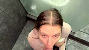 my step mom forced me to wash up and then made me cum hard.