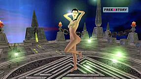 Indian Teen Girl Shows Sexy Positions in Animated Cartoon Porn