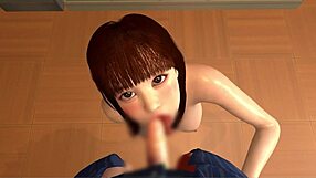 【３dエロアニメ】親戚のお姉ちゃんが放課後教室でフェラしてくれる