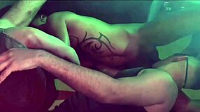 Amateur Gay Threesome Party with Halloween Sweets and Mischief