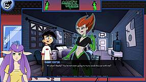 Danny phantom redux: redhead milf spectra with big tits talks in amity park