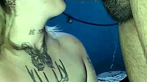 Blonde lover sucks then takes cock in ass