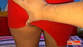 In intense room casting, Alejandra boldly displays her massive ass in doggy position